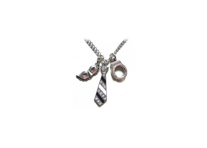 White Gold Plated | Mens Pendants